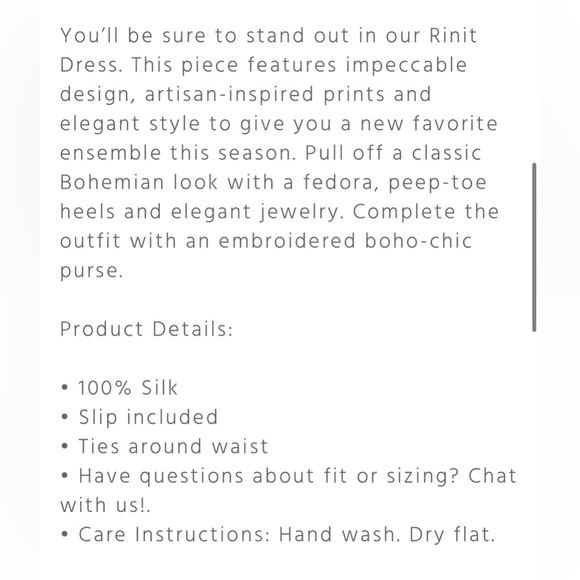 NWT Johnny Was Rinit Dress - Size XL - Picture 2 of 2